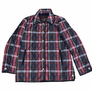 Coach Plaid Quilted Jacket Small